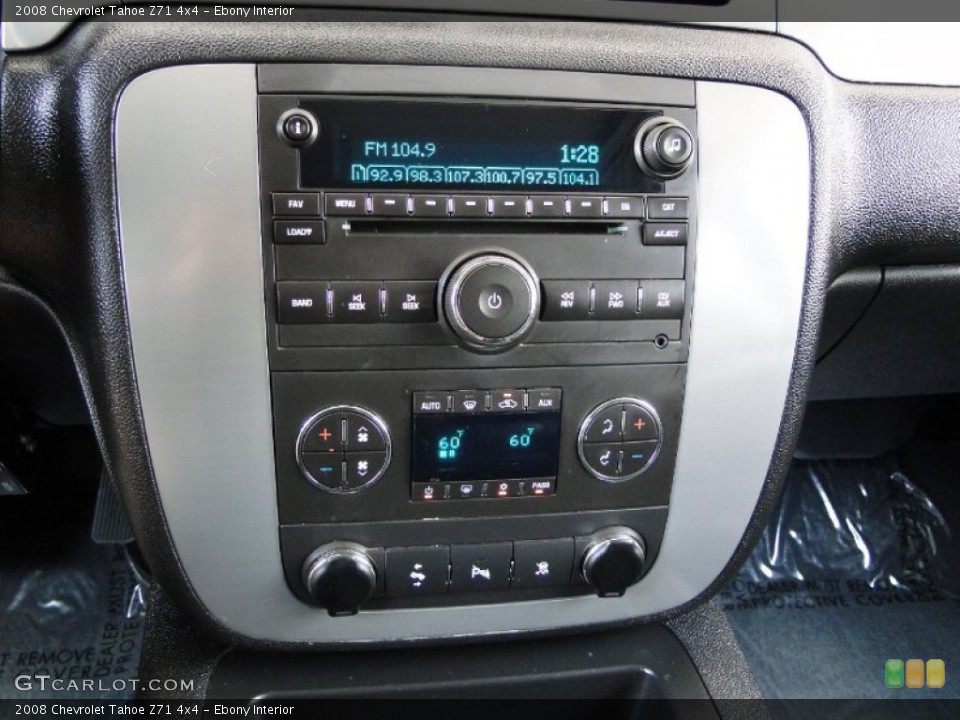 Ebony Interior Controls for the 2008 Chevrolet Tahoe Z71 4x4 #50470570