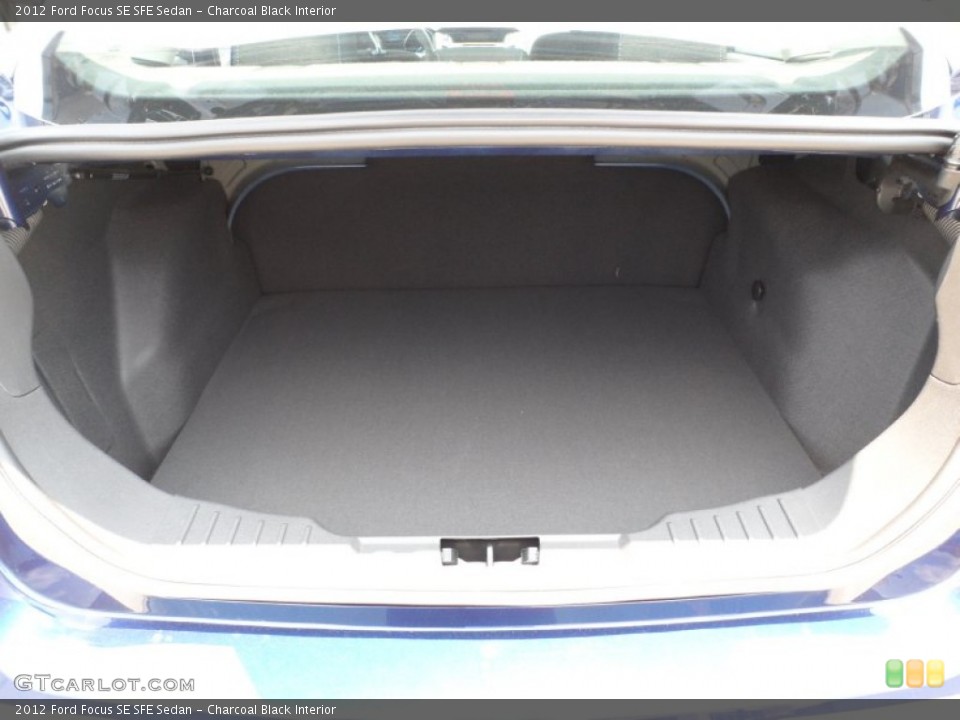 Charcoal Black Interior Trunk for the 2012 Ford Focus SE SFE Sedan #50470648