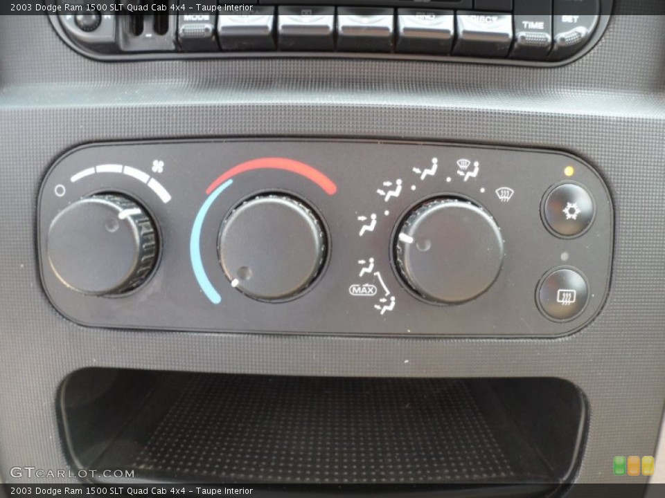 Taupe Interior Controls for the 2003 Dodge Ram 1500 SLT Quad Cab 4x4 #50472493