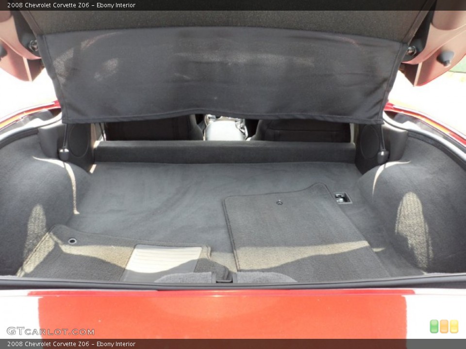Ebony Interior Trunk for the 2008 Chevrolet Corvette Z06 #50473777