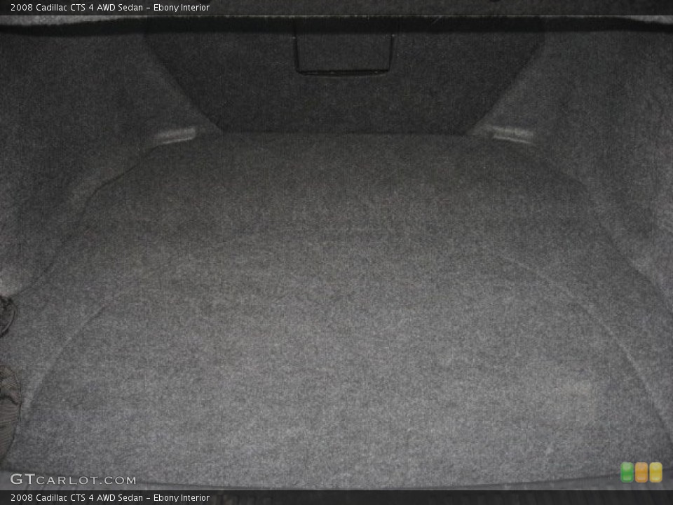 Ebony Interior Trunk for the 2008 Cadillac CTS 4 AWD Sedan #50473834