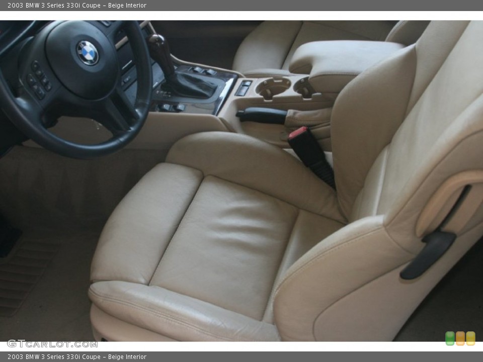Beige Interior Photo for the 2003 BMW 3 Series 330i Coupe #50473891