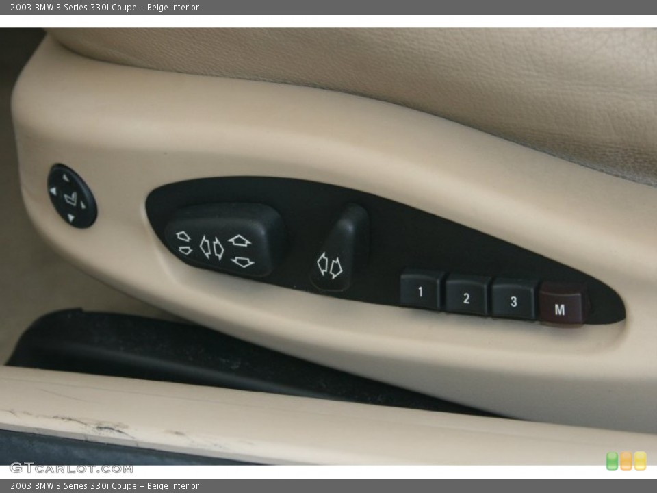 Beige Interior Controls for the 2003 BMW 3 Series 330i Coupe #50473904