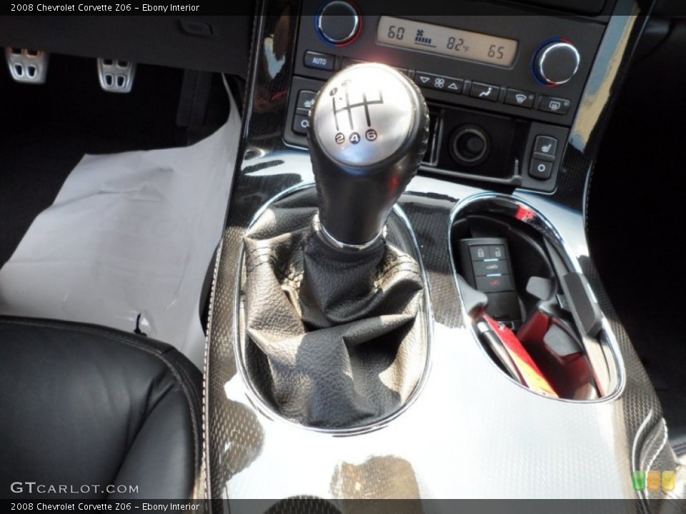 Ebony Interior Transmission for the 2008 Chevrolet Corvette Z06 #50473909