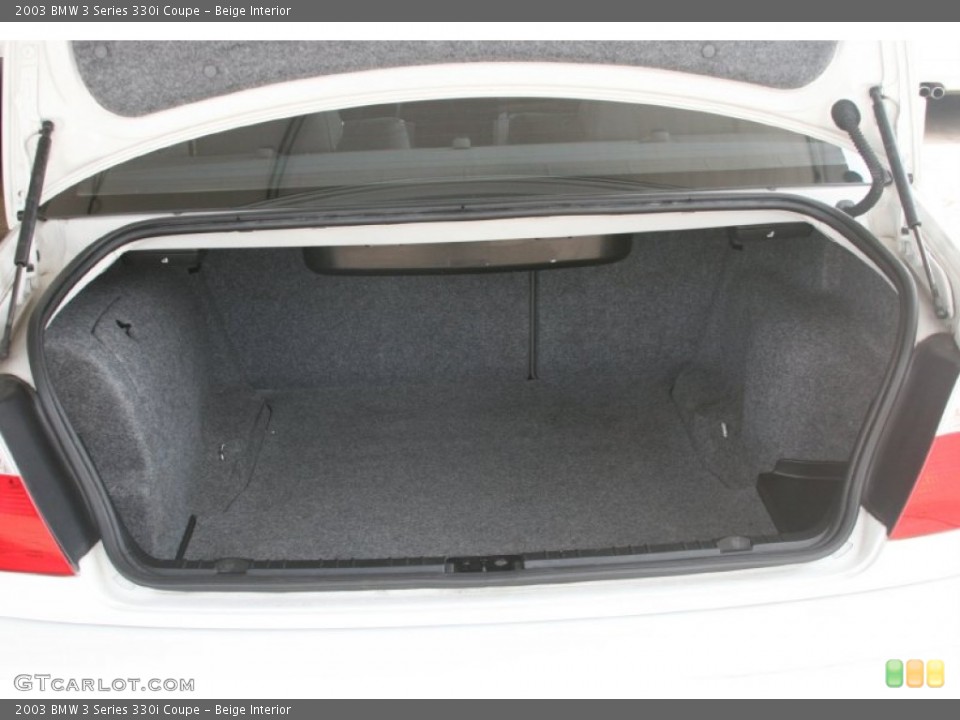 Beige Interior Trunk for the 2003 BMW 3 Series 330i Coupe #50473973