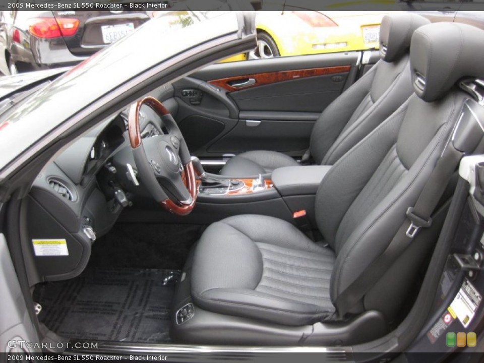 Black Interior Photo for the 2009 Mercedes-Benz SL 550 Roadster #50475541