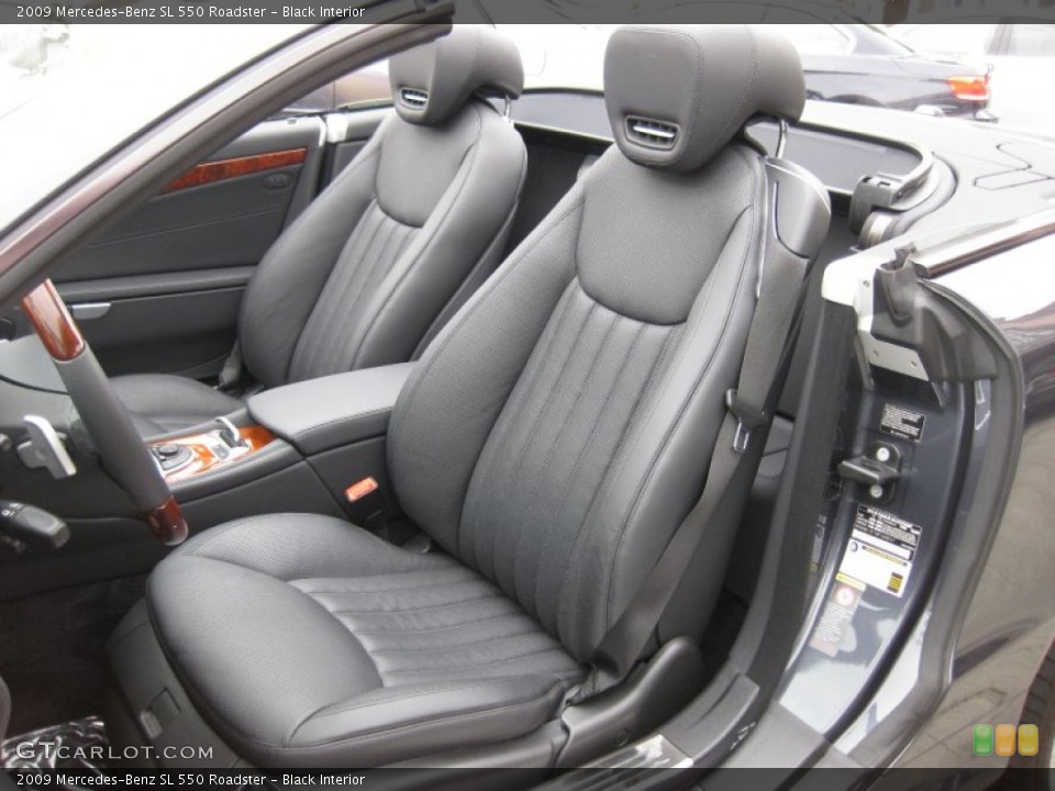 Black Interior Photo for the 2009 Mercedes-Benz SL 550 Roadster #50475592