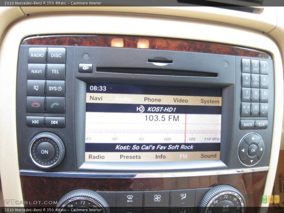Cashmere Interior Controls for the 2010 Mercedes-Benz R 350 4Matic #50476258