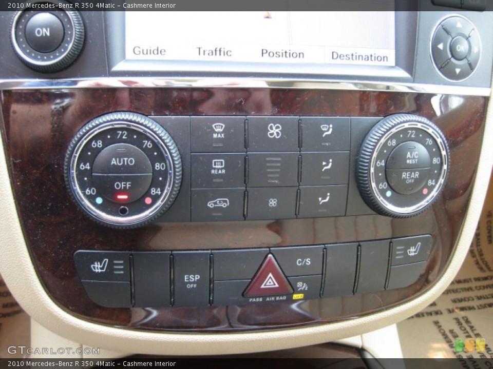 Cashmere Interior Controls for the 2010 Mercedes-Benz R 350 4Matic #50476309