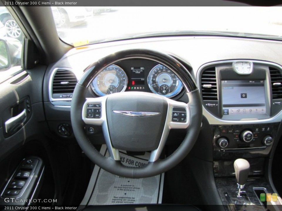 Black Interior Dashboard for the 2011 Chrysler 300 C Hemi #50478712