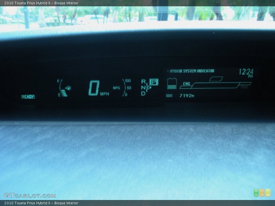 Bisque Interior Gauges for the 2010 Toyota Prius Hybrid II #50478874