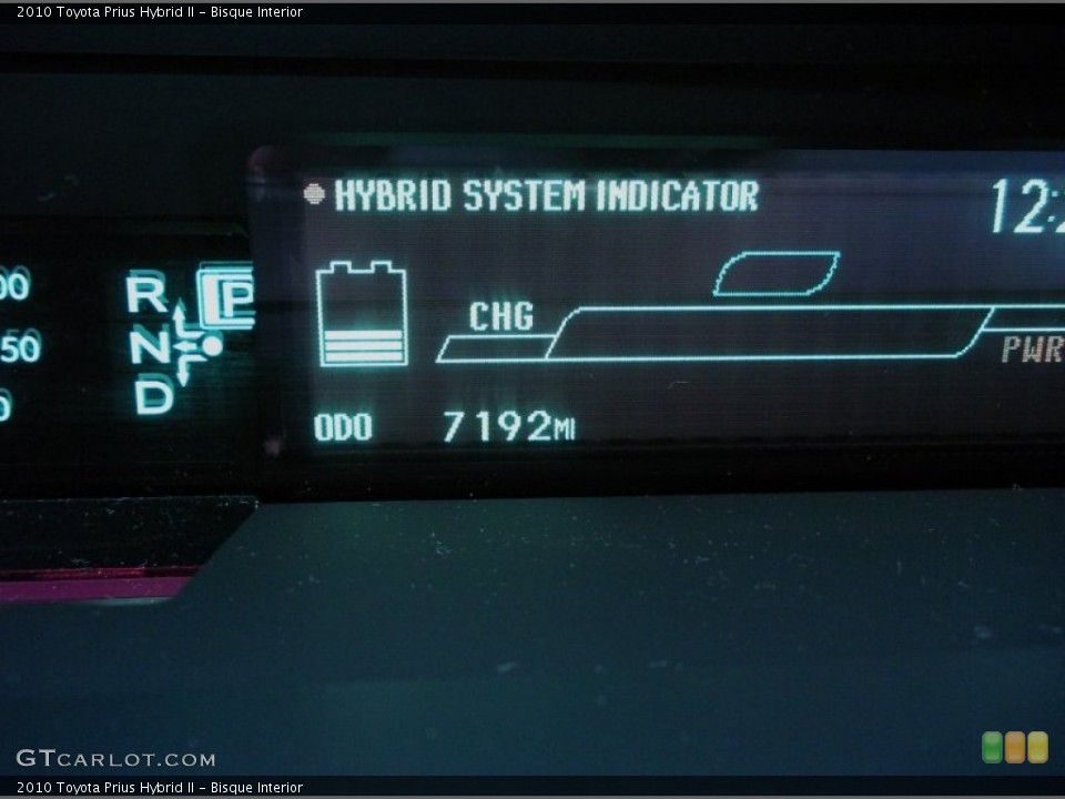 Bisque Interior Gauges for the 2010 Toyota Prius Hybrid II #50478886