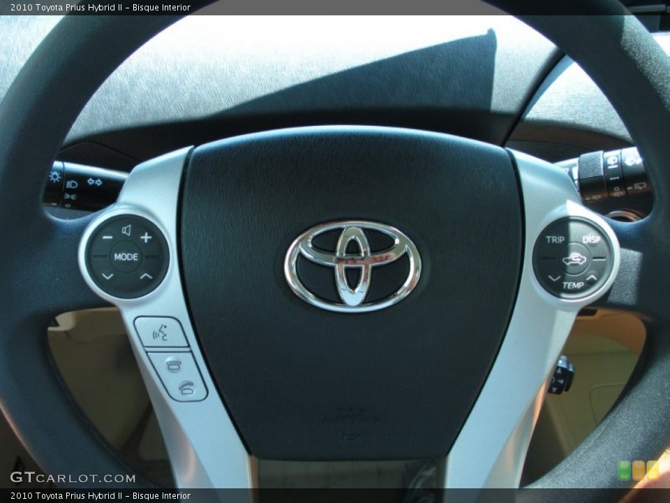 Bisque Interior Controls for the 2010 Toyota Prius Hybrid II #50478913