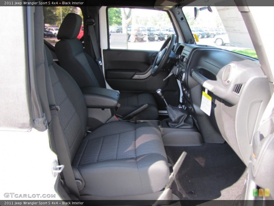 Black Interior Photo for the 2011 Jeep Wrangler Sport S 4x4 #50478916