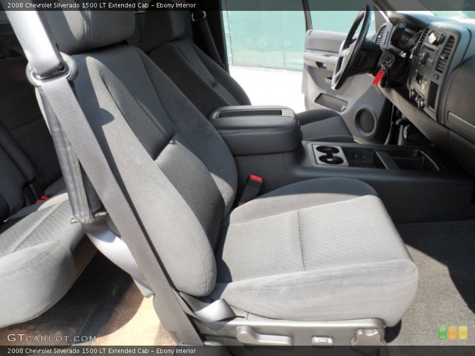 Ebony Interior Photo for the 2008 Chevrolet Silverado 1500 LT Extended Cab #50479393