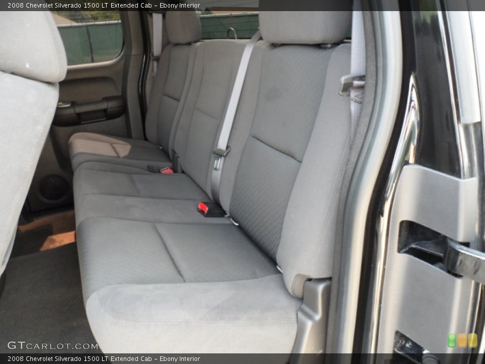 Ebony Interior Photo for the 2008 Chevrolet Silverado 1500 LT Extended Cab #50479485