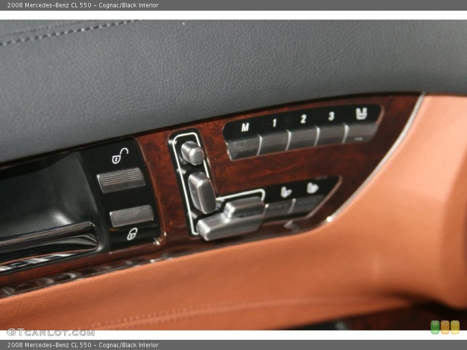 Cognac/Black Interior Controls for the 2008 Mercedes-Benz CL 550 #50479687