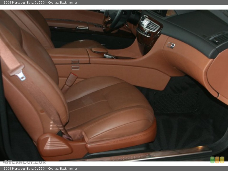 Cognac/Black Interior Photo for the 2008 Mercedes-Benz CL 550 #50479738