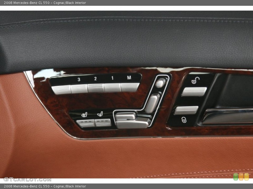 Cognac/Black Interior Controls for the 2008 Mercedes-Benz CL 550 #50479765