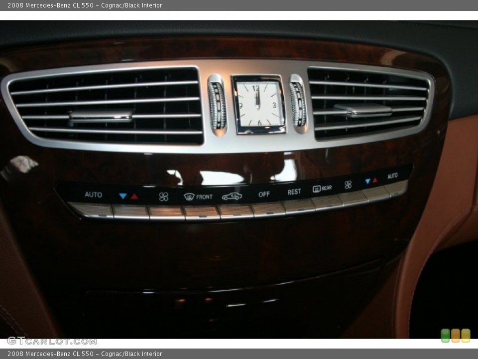 Cognac/Black Interior Controls for the 2008 Mercedes-Benz CL 550 #50479819