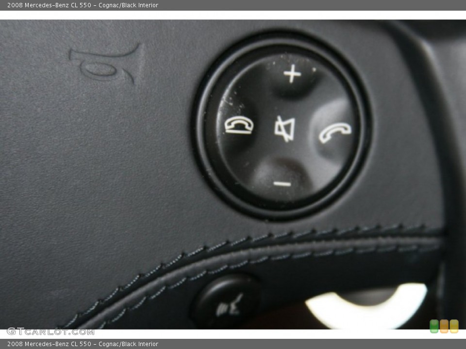 Cognac/Black Interior Controls for the 2008 Mercedes-Benz CL 550 #50479849