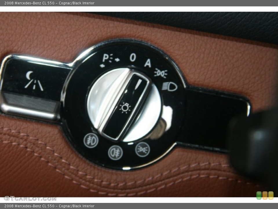 Cognac/Black Interior Controls for the 2008 Mercedes-Benz CL 550 #50479870