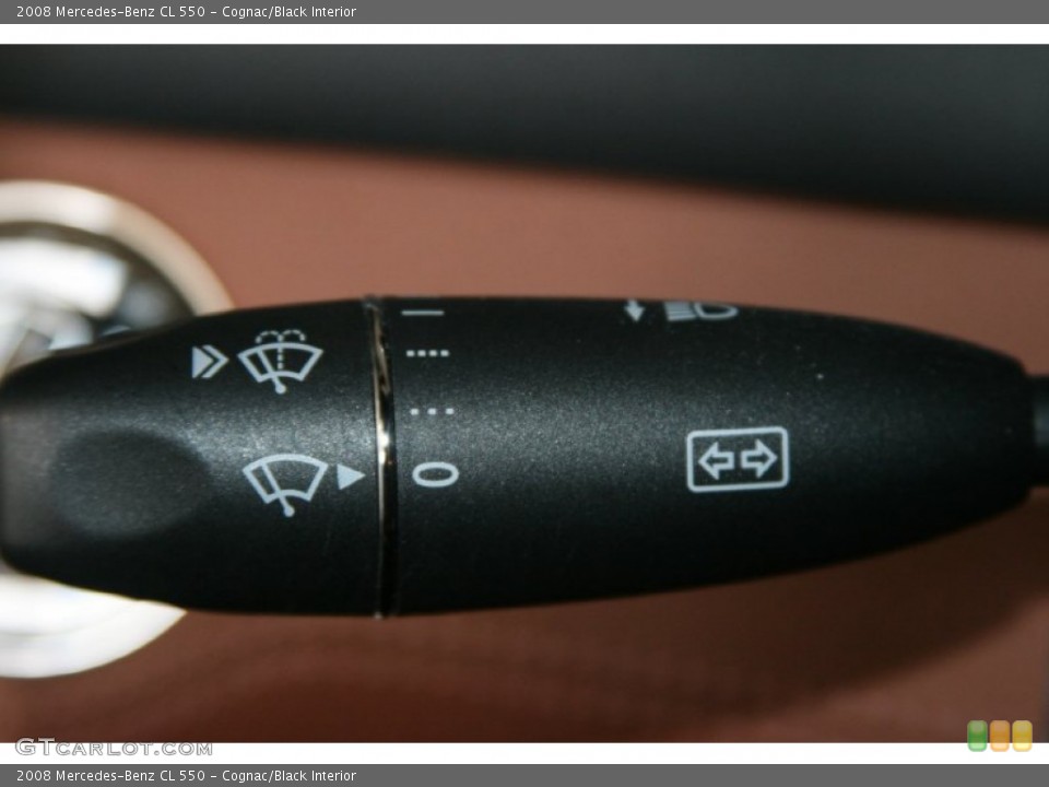 Cognac/Black Interior Controls for the 2008 Mercedes-Benz CL 550 #50479900