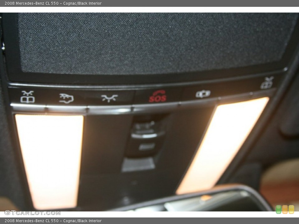 Cognac/Black Interior Controls for the 2008 Mercedes-Benz CL 550 #50479930