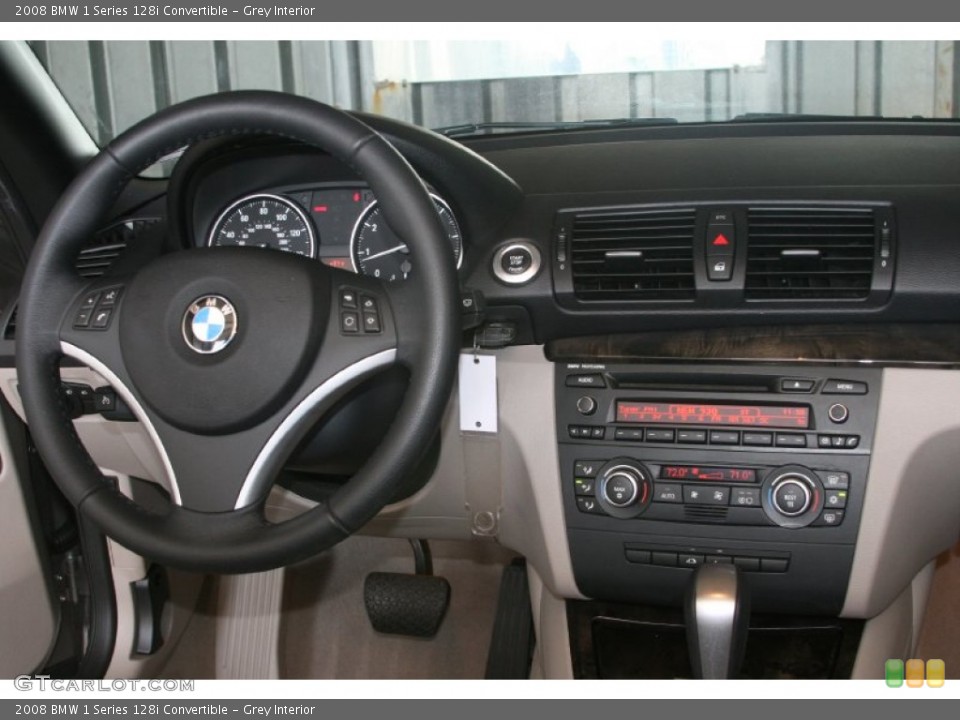 Grey Interior Dashboard for the 2008 BMW 1 Series 128i Convertible #50480040