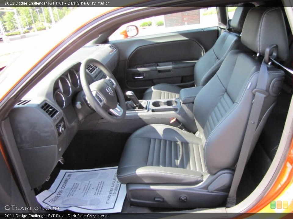 Dark Slate Gray Interior Photo for the 2011 Dodge Challenger R/T Plus #50480128
