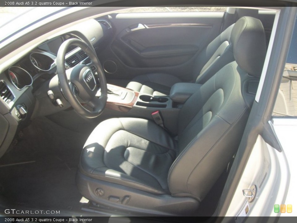 Black Interior Photo for the 2008 Audi A5 3.2 quattro Coupe #50480245
