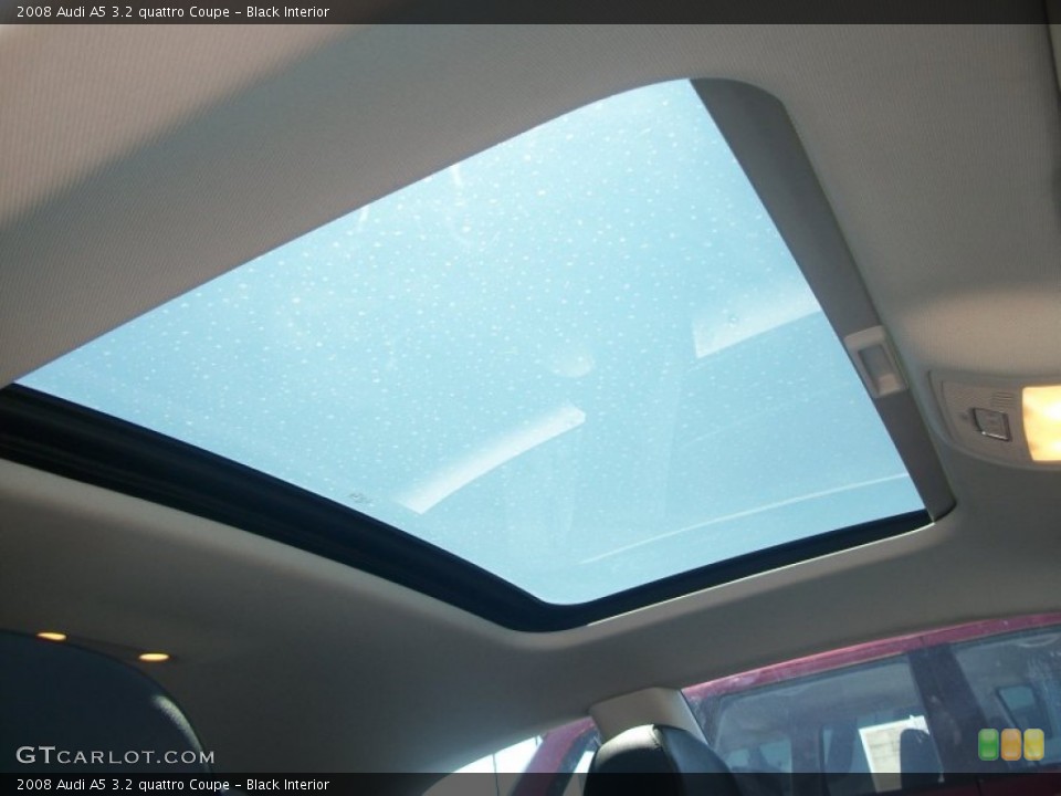Black Interior Sunroof for the 2008 Audi A5 3.2 quattro Coupe #50480320