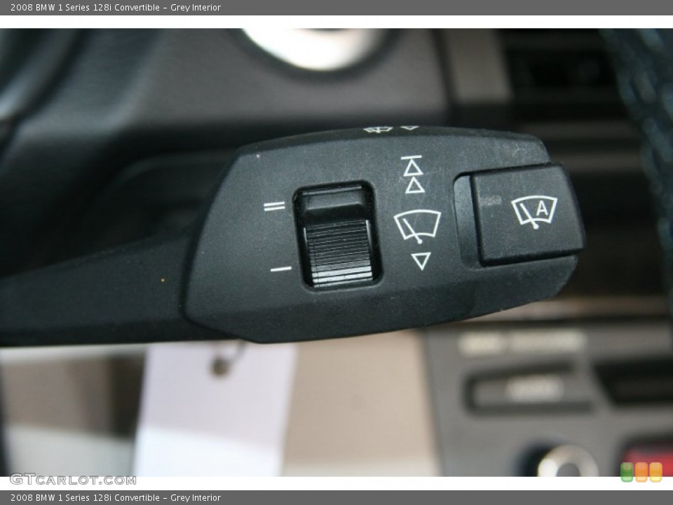 Grey Interior Controls for the 2008 BMW 1 Series 128i Convertible #50480410