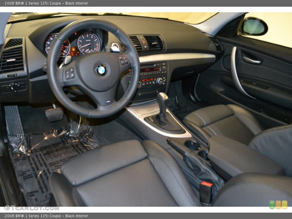 Black Interior Dashboard for the 2008 BMW 1 Series 135i Coupe #50480911