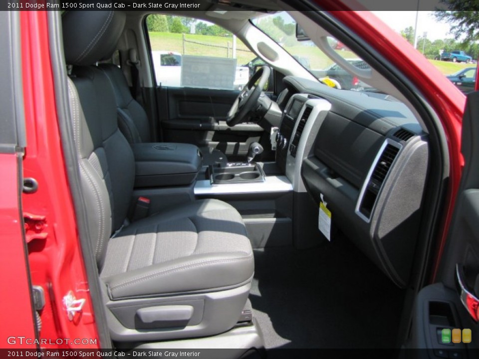 Dark Slate Gray Interior Photo for the 2011 Dodge Ram 1500 Sport Quad Cab #50481655