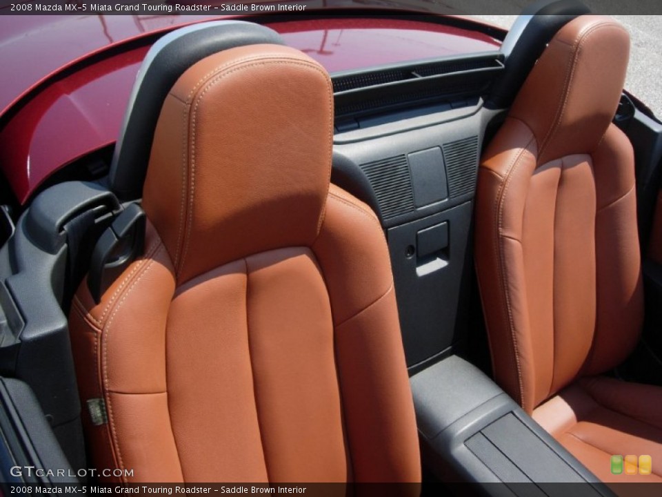 Saddle Brown Interior Photo for the 2008 Mazda MX-5 Miata Grand Touring Roadster #50483495