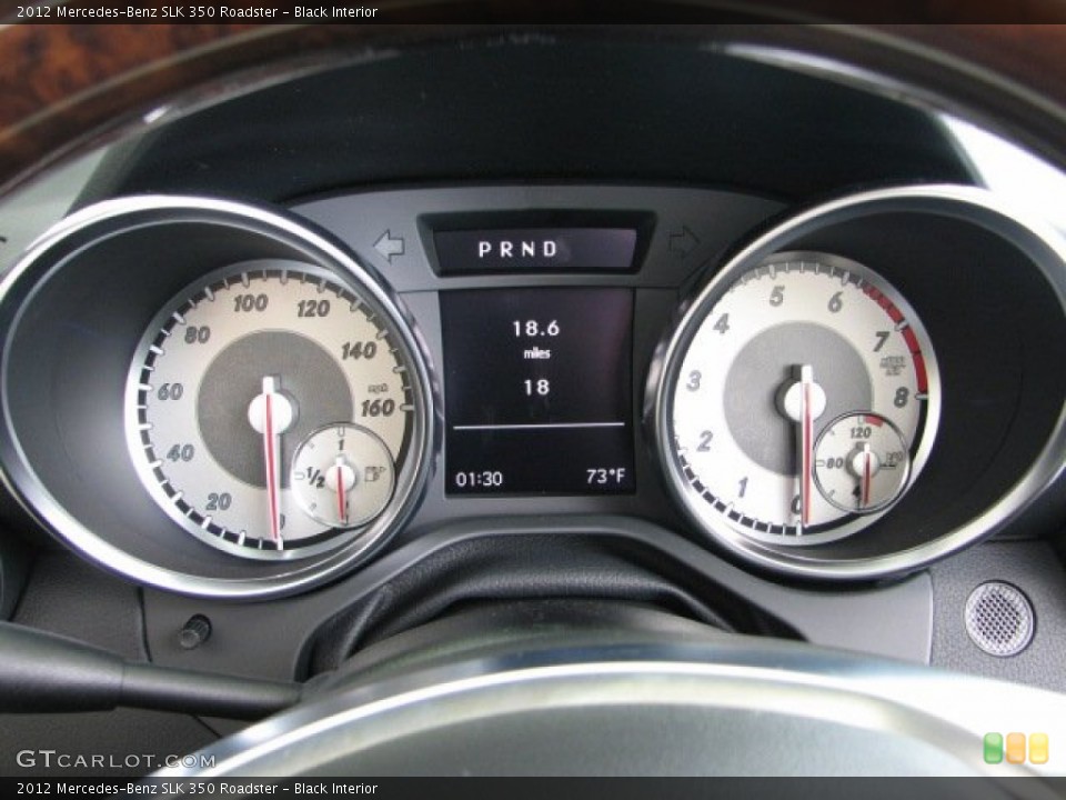 Black Interior Gauges for the 2012 Mercedes-Benz SLK 350 Roadster #50486122