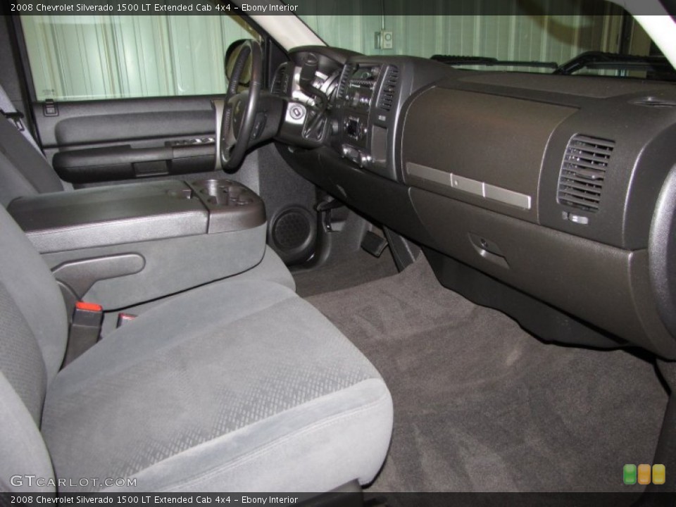 Ebony Interior Photo for the 2008 Chevrolet Silverado 1500 LT Extended Cab 4x4 #50487637