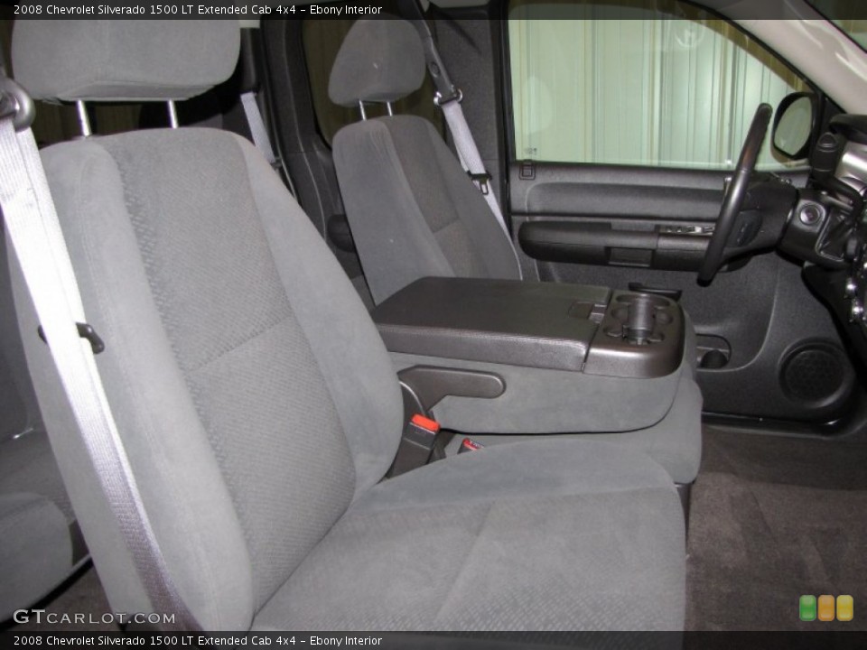 Ebony Interior Photo for the 2008 Chevrolet Silverado 1500 LT Extended Cab 4x4 #50487652