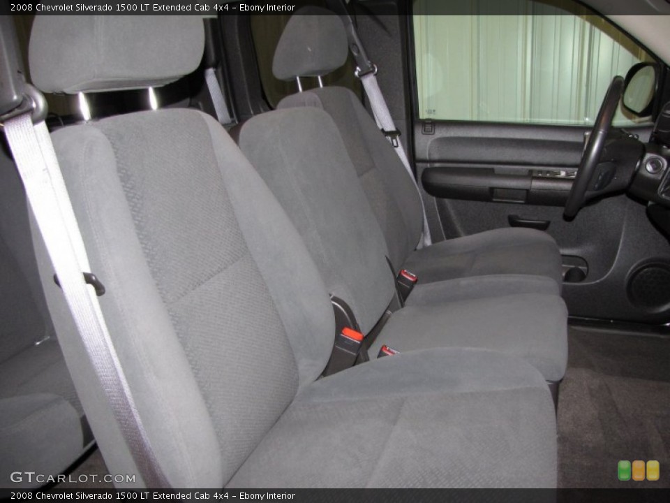 Ebony Interior Photo for the 2008 Chevrolet Silverado 1500 LT Extended Cab 4x4 #50487667