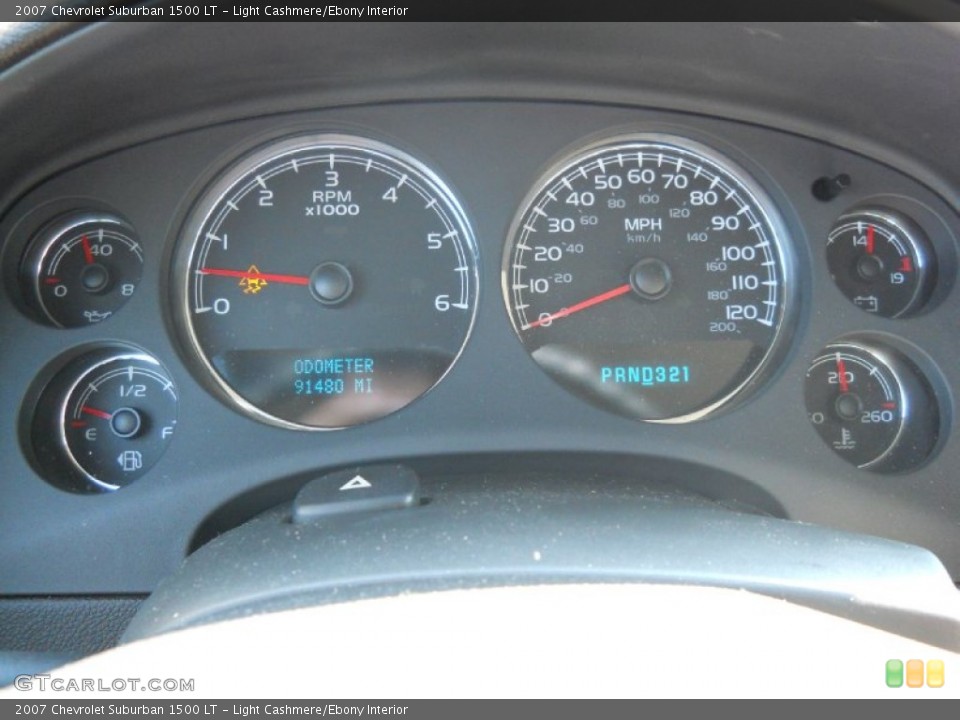 Light Cashmere/Ebony Interior Gauges for the 2007 Chevrolet Suburban 1500 LT #50487733
