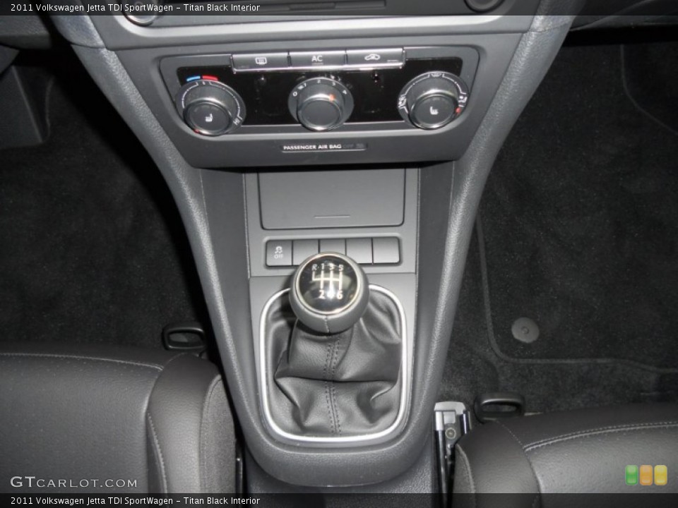Titan Black Interior Transmission for the 2011 Volkswagen Jetta TDI SportWagen #50488126