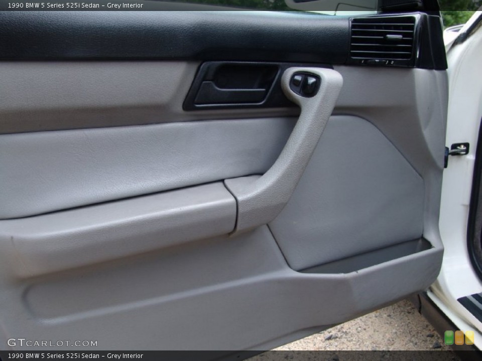 Grey Interior Door Panel for the 1990 BMW 5 Series 525i Sedan #50488432