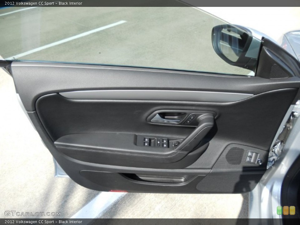Black Interior Door Panel for the 2012 Volkswagen CC Sport #50488708