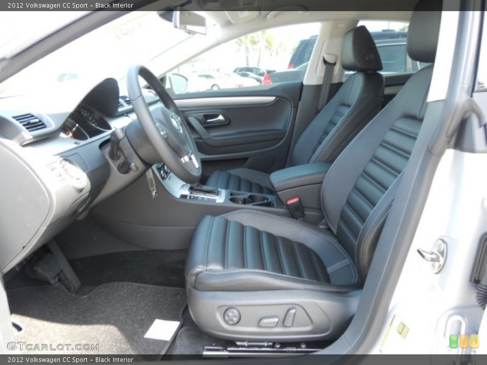 Black Interior Photo for the 2012 Volkswagen CC Sport #50488723