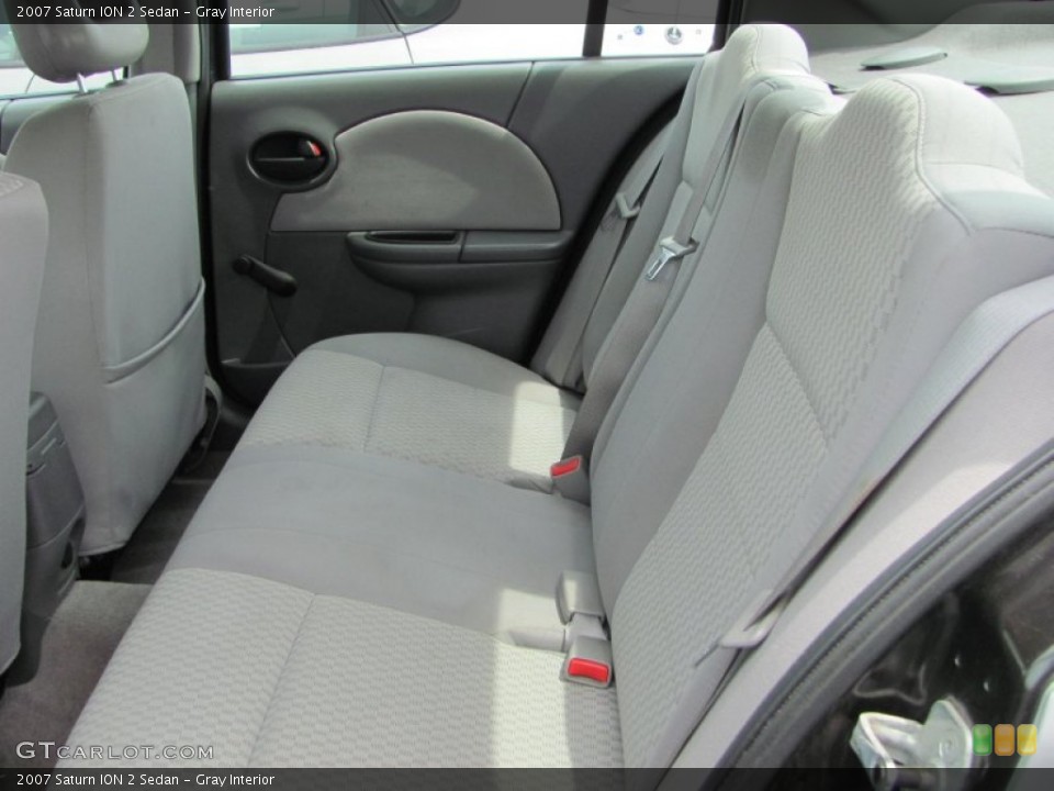 Gray Interior Photo for the 2007 Saturn ION 2 Sedan #50488933