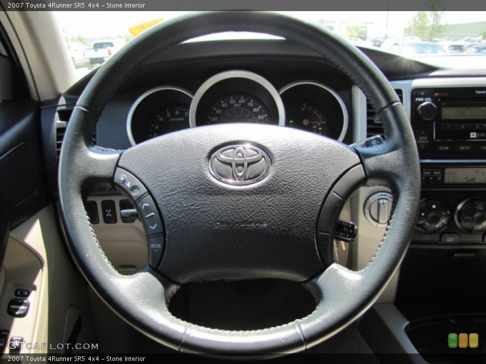 Stone Interior Steering Wheel for the 2007 Toyota 4Runner SR5 4x4 #50491876