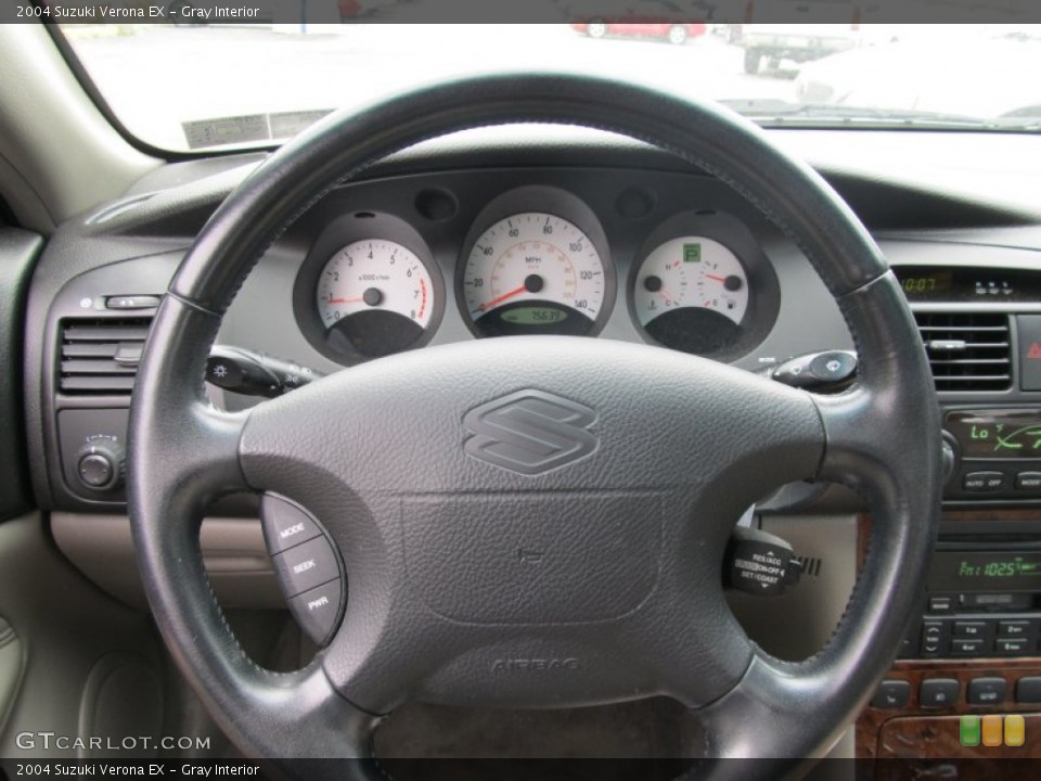 Gray Interior Steering Wheel for the 2004 Suzuki Verona EX #50491993