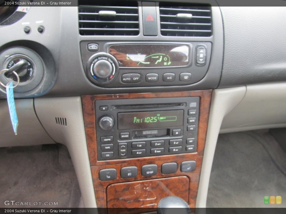 Gray Interior Controls for the 2004 Suzuki Verona EX #50492009