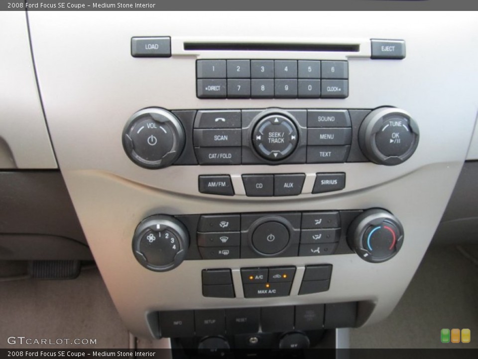 Medium Stone Interior Controls for the 2008 Ford Focus SE Coupe #50492245